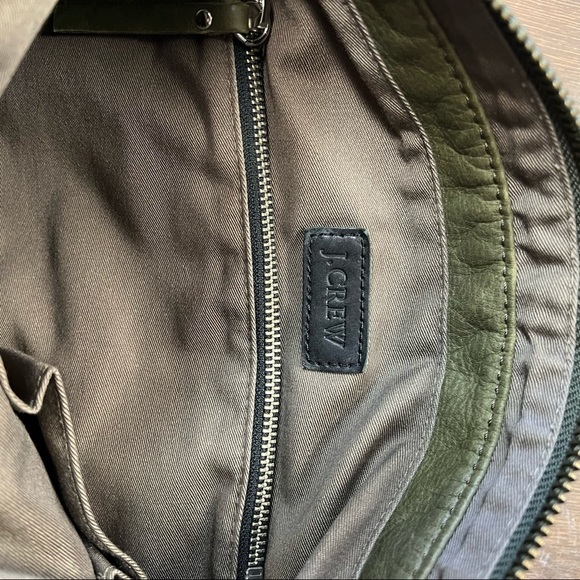 J Crew Olive leather bag 2011 spring collection - Picture 7 of 9